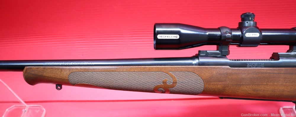 Winchester model 70 6.5x55 swedish w/Redfield PENNY START no reserve-img-3