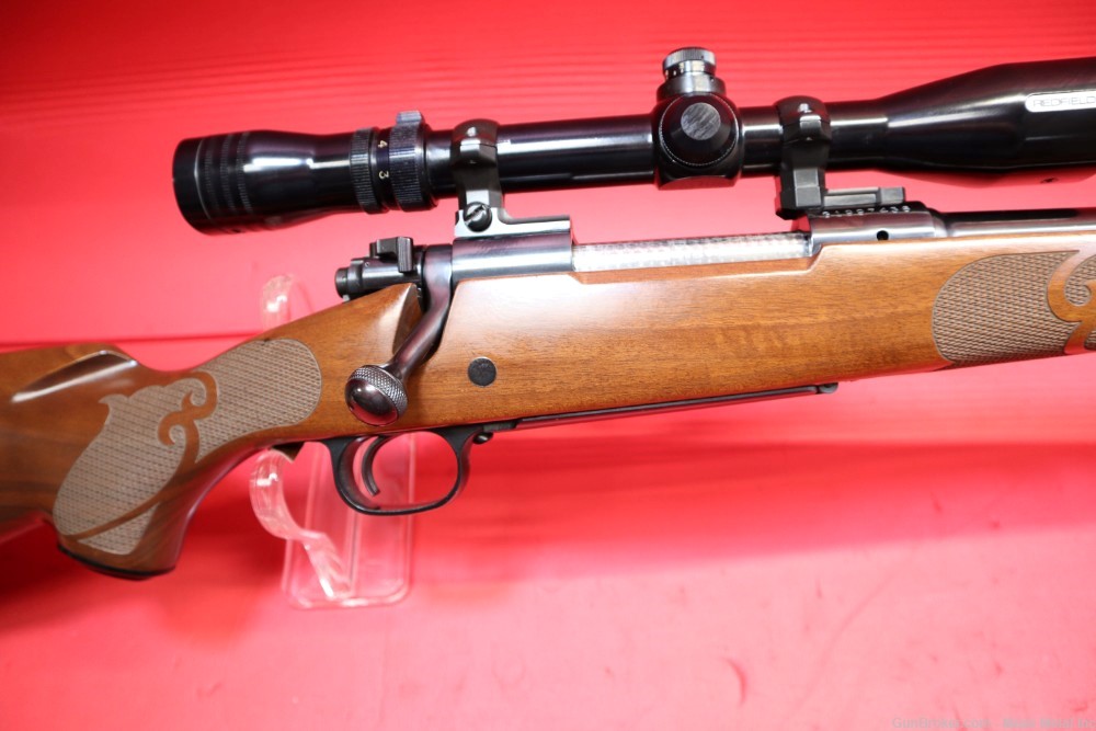 Winchester model 70 6.5x55 swedish w/Redfield PENNY START no reserve-img-19