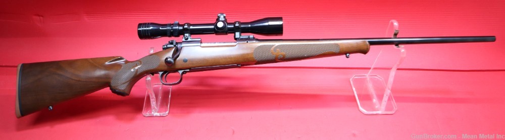 Winchester model 70 6.5x55 swedish w/Redfield PENNY START no reserve-img-16