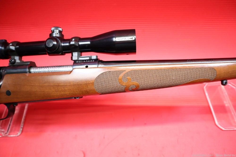 Winchester model 70 6.5x55 swedish w/Redfield PENNY START no reserve-img-20