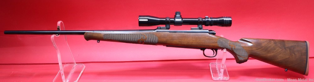 Winchester model 70 6.5x55 swedish w/Redfield PENNY START no reserve-img-1