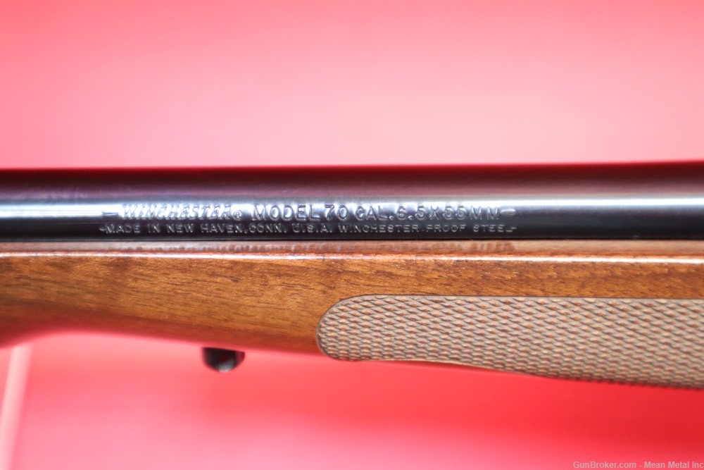 Winchester model 70 6.5x55 swedish w/Redfield PENNY START no reserve-img-10