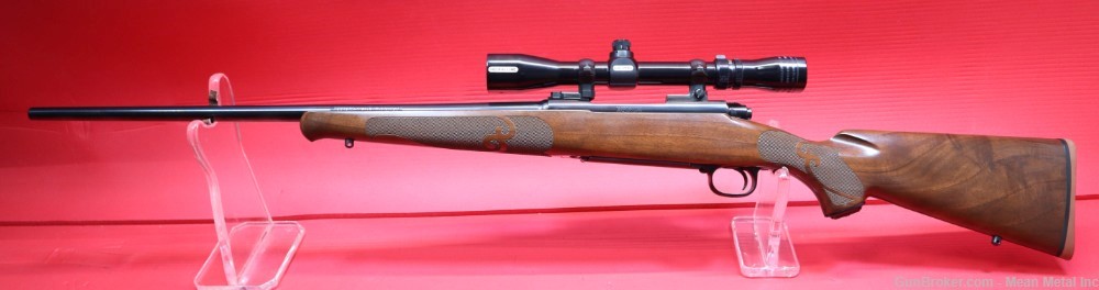 Winchester model 70 6.5x55 swedish w/Redfield PENNY START no reserve-img-0