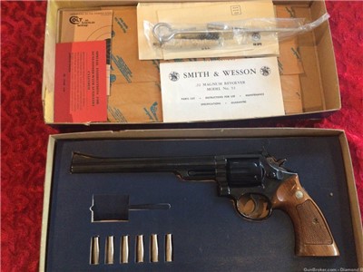 Smith & Wesson Model 53-2, 8 3/8” barrel, 22 REM Jet Mag, Box & Inserts