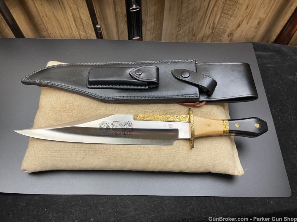 Al Mar Tenth Anniversary Limited Edition Bowie knife 1 Of 200-img-3