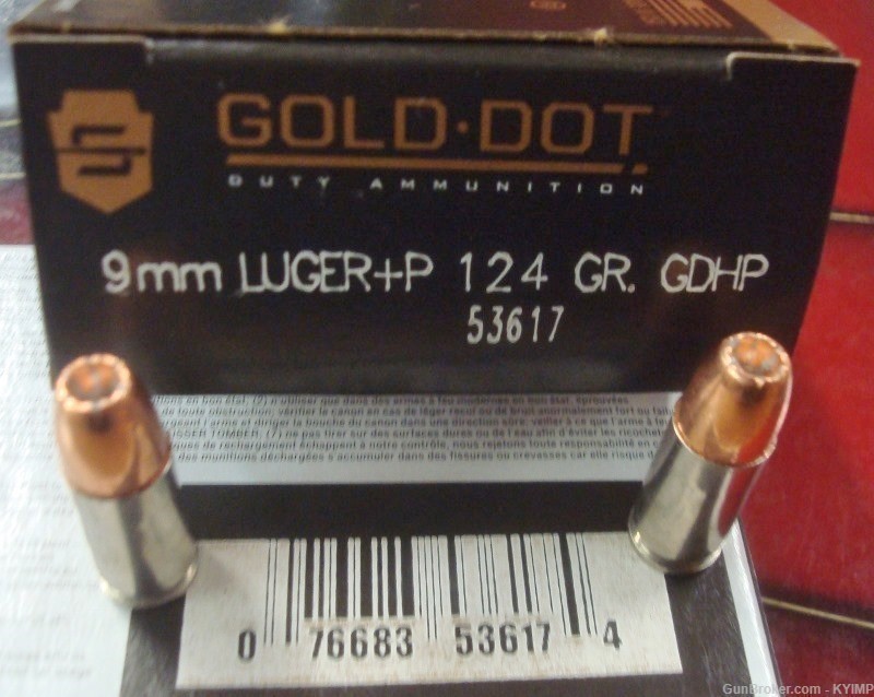 200 Speer 9mm Gold Dot 124 gr +P GDHP 9 mm ammunition 53617 new-img-3