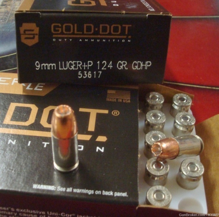 200 Speer 9mm Gold Dot 124 gr +P GDHP 9 mm ammunition 53617 new-img-2