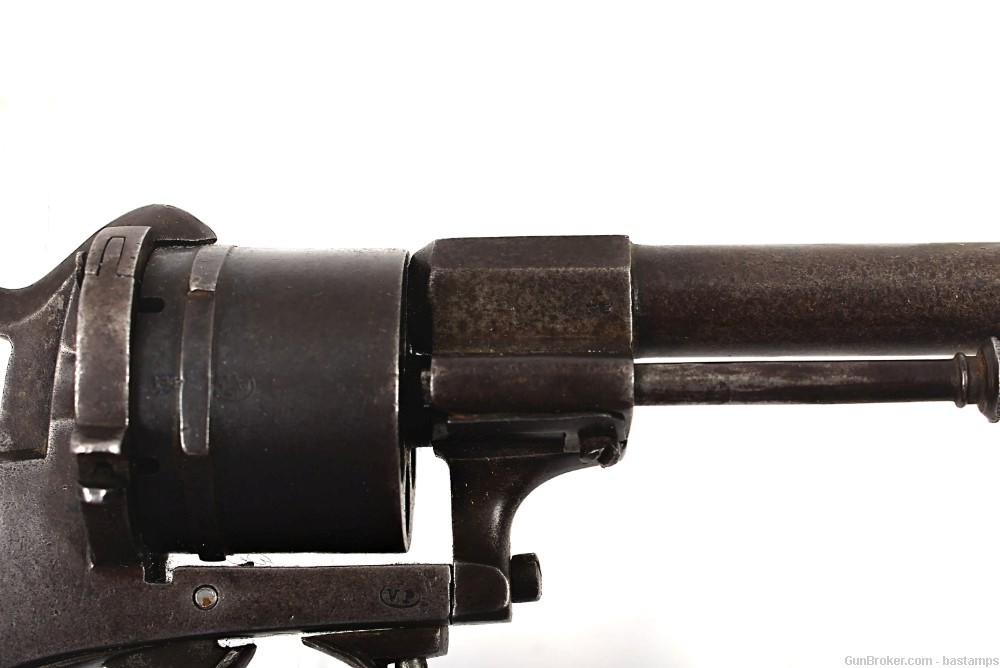 Belgian Lefaucheux Type 9mm Pinfire Revolver (Antique)-img-28