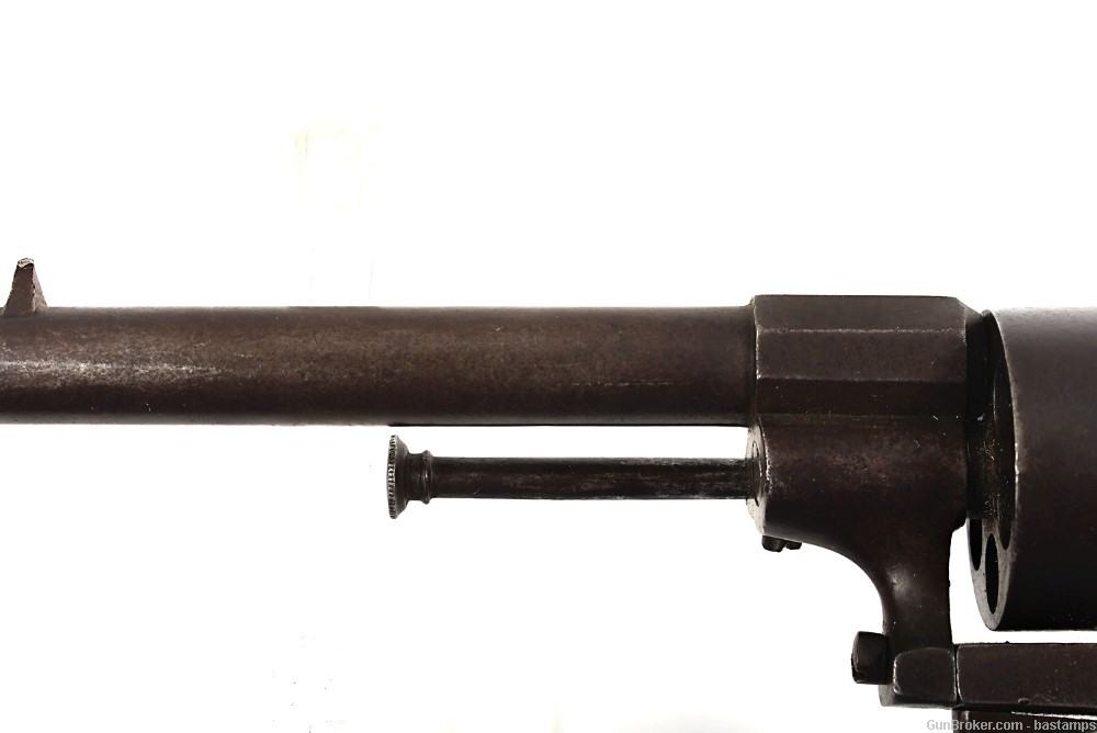 Belgian Lefaucheux Type 9mm Pinfire Revolver (Antique)-img-22