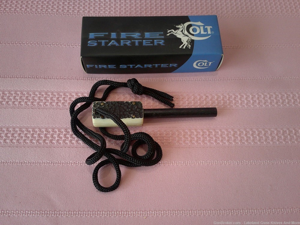 Hard to find Colt Fire Starter for Survival Camping, Hunting, Fishing etc.-img-1