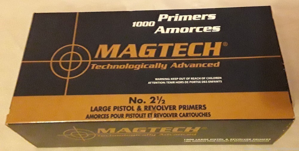 Magtech No. 2 1/2 Large Pistol & Revolver Primers Box of 320-img-3