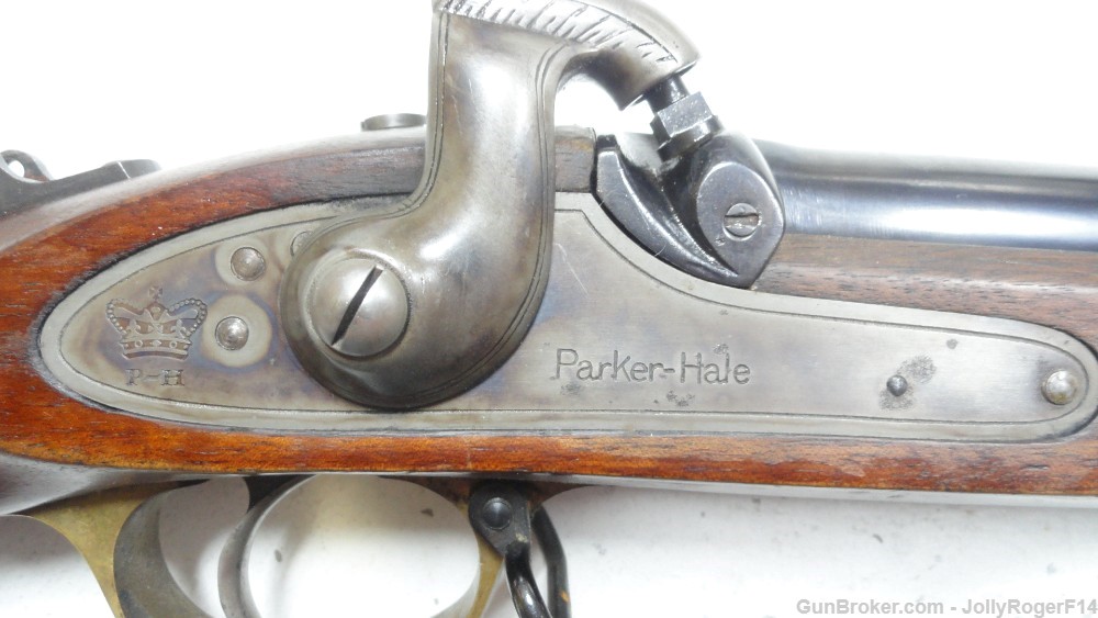 British Parker Hale Volunteer Rifle .45 Caliber Muzzleloader SN:100-img-4