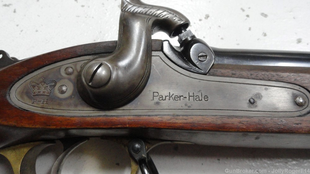British Parker Hale Volunteer Rifle .45 Caliber Muzzleloader SN:100-img-5