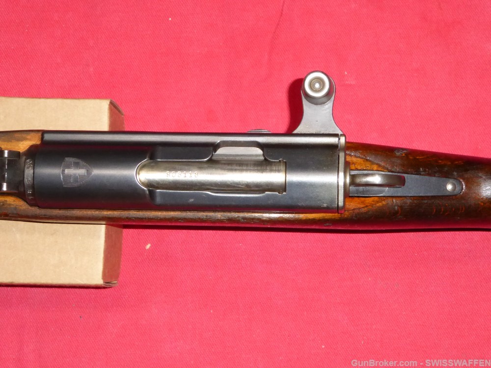 SWISS K31 SCHMIDT RUBIN MATCHING NUMBER MUZZLE 7.51mm EXCELLENT1948-img-20