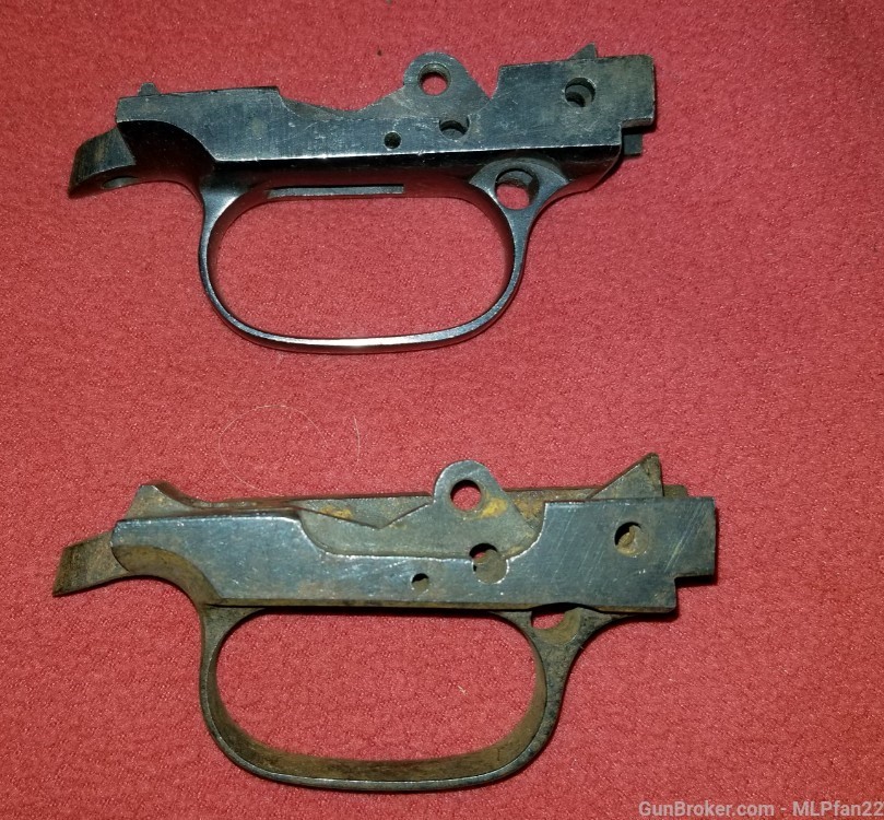 Winchester model 12 trigger guards lot of 2 original parts-img-0