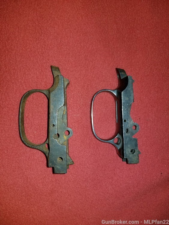 Winchester model 12 trigger guards lot of 2 original parts-img-4
