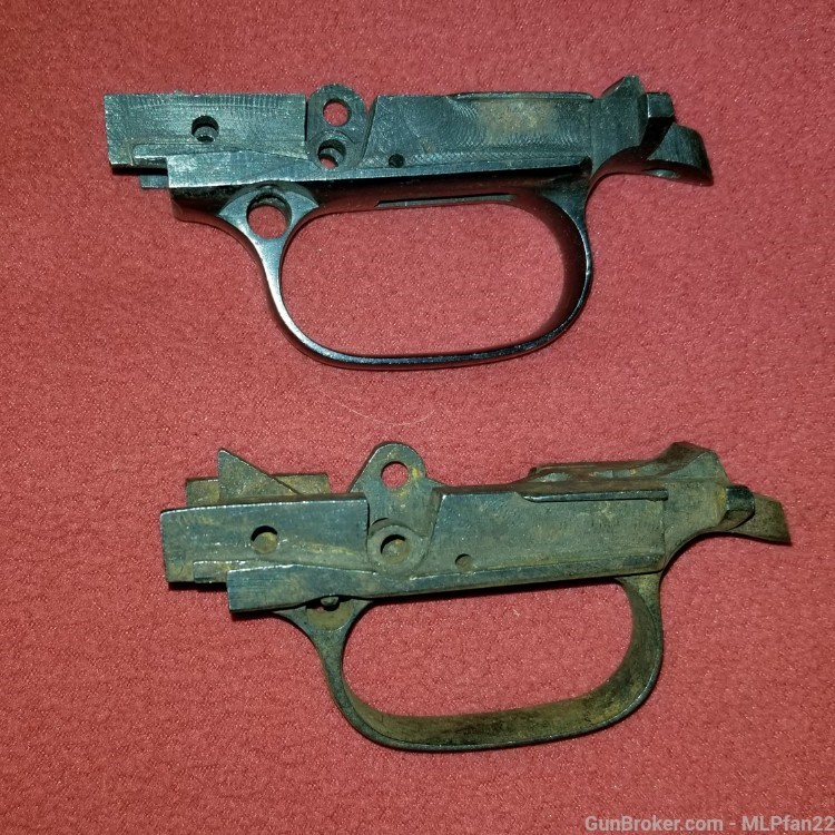 Winchester model 12 trigger guards lot of 2 original parts-img-1