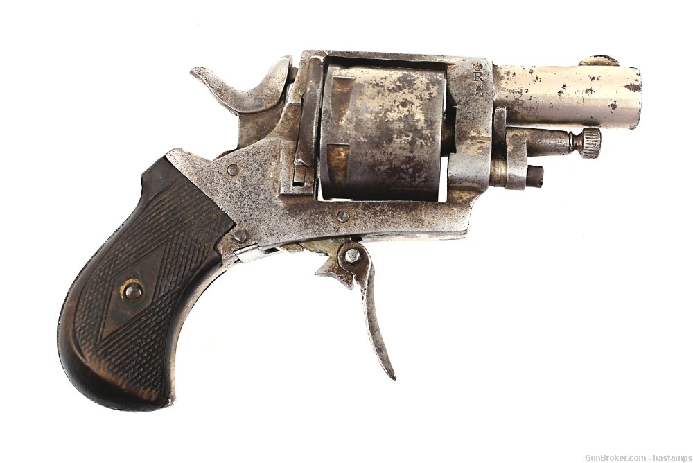 Belgian Bulldog Type Folding Trigger Revolver – SN: 2377 (C&R)-img-1