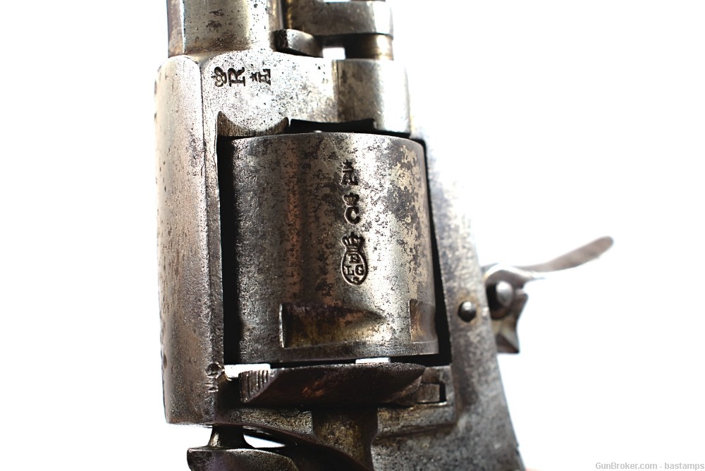 Belgian Bulldog Type Folding Trigger Revolver – SN: 2377 (C&R)-img-3