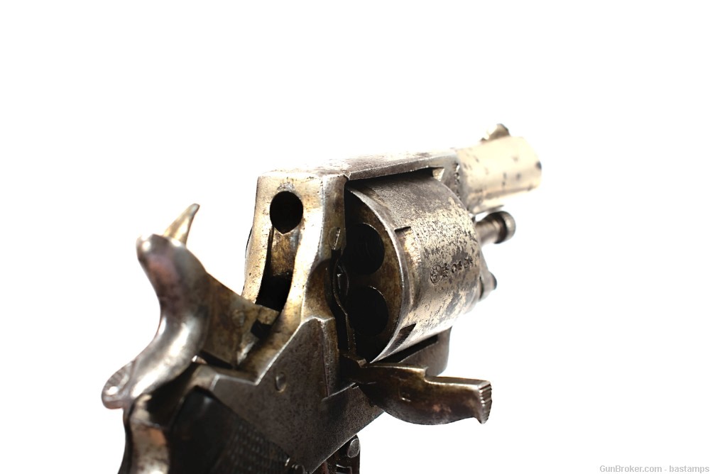 Belgian Bulldog Type Folding Trigger Revolver – SN: 2377 (C&R)-img-2