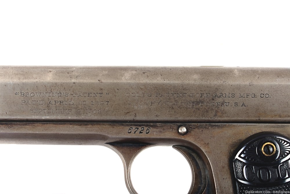Colt Model 1902 Sportsman .38 Caliber Pistol – SN: 6726 (C&R)-img-17