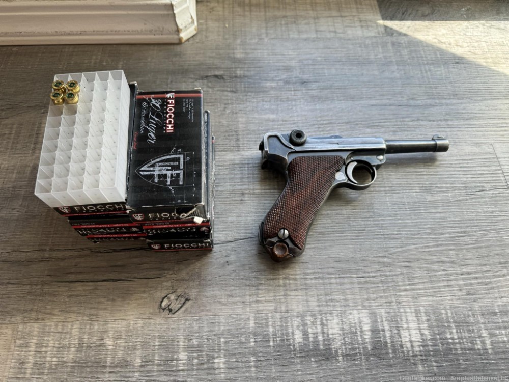 WTS: DWM Commerical German Luger .30....W/ Ammo!-img-0