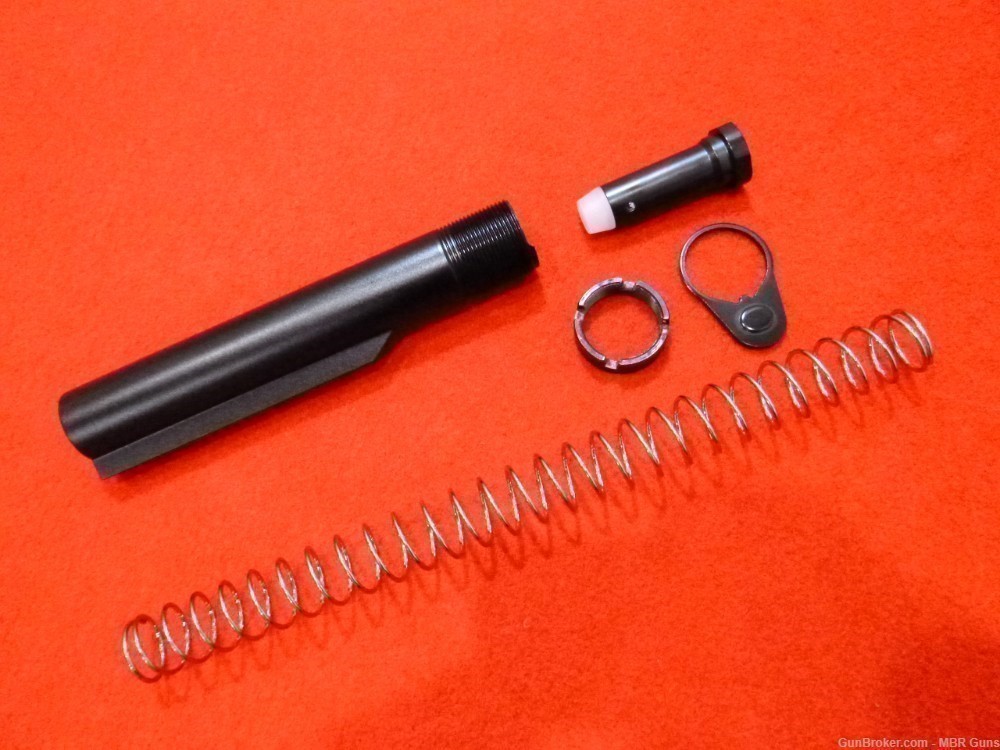 AR 308 Carbine Buffer Tube Assembly Kit Mil-Spec 7075-T6 -img-0