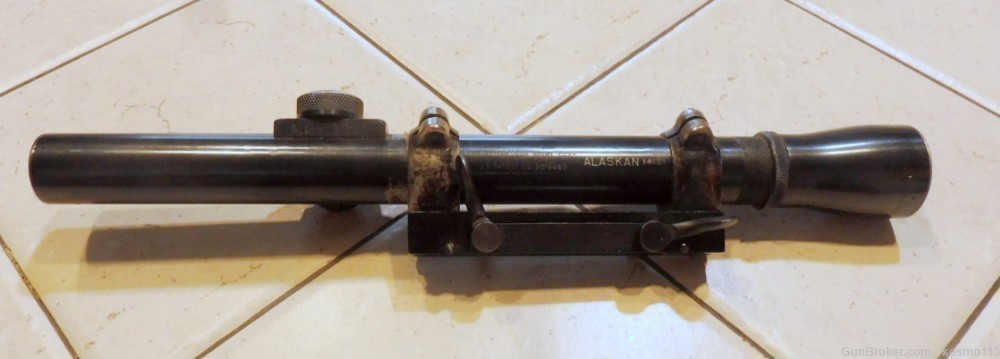 Lyman Alaskan All-Weather 2 1/2x Scope W/ Griffin & Howe Straight Up Mount -img-0