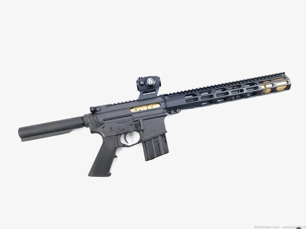 PMT-15L 5.56 10.5" AR15 Pistol - Gold-img-0