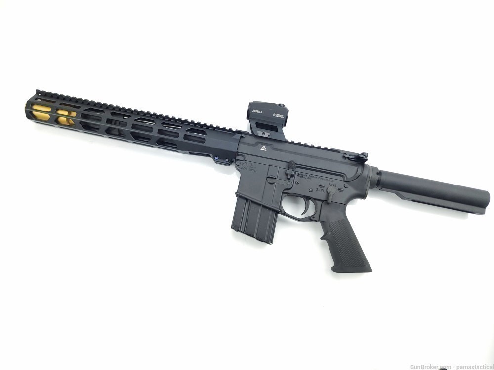 PMT-15L 5.56 10.5" AR15 Pistol - Gold-img-5