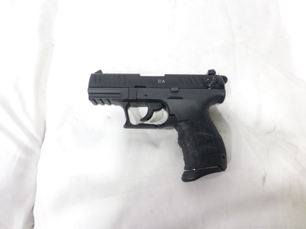 NIB Walther P22 CA DA/SA Pistol 22 LR 10rd 3" Paddle Release Black 5120333-img-3