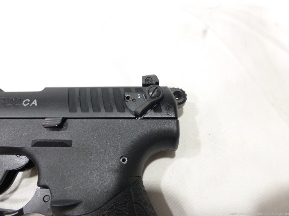 NIB Walther P22 CA DA/SA Pistol 22 LR 10rd 3" Paddle Release Black 5120333-img-5