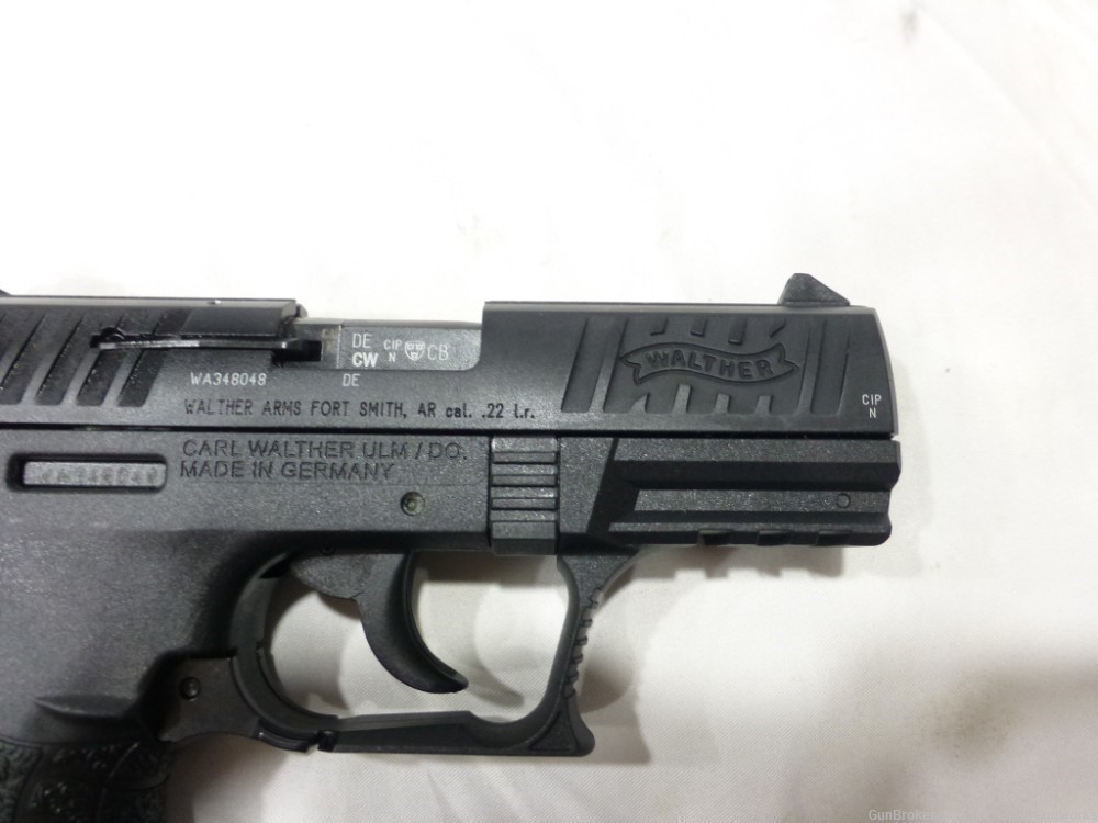 NIB Walther P22 CA DA/SA Pistol 22 LR 10rd 3" Paddle Release Black 5120333-img-2
