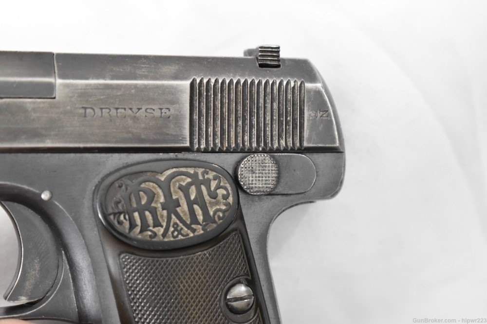 Dreyse Vest Pocket .25 ACP pre war German made pocket pistol C&R OK -img-11