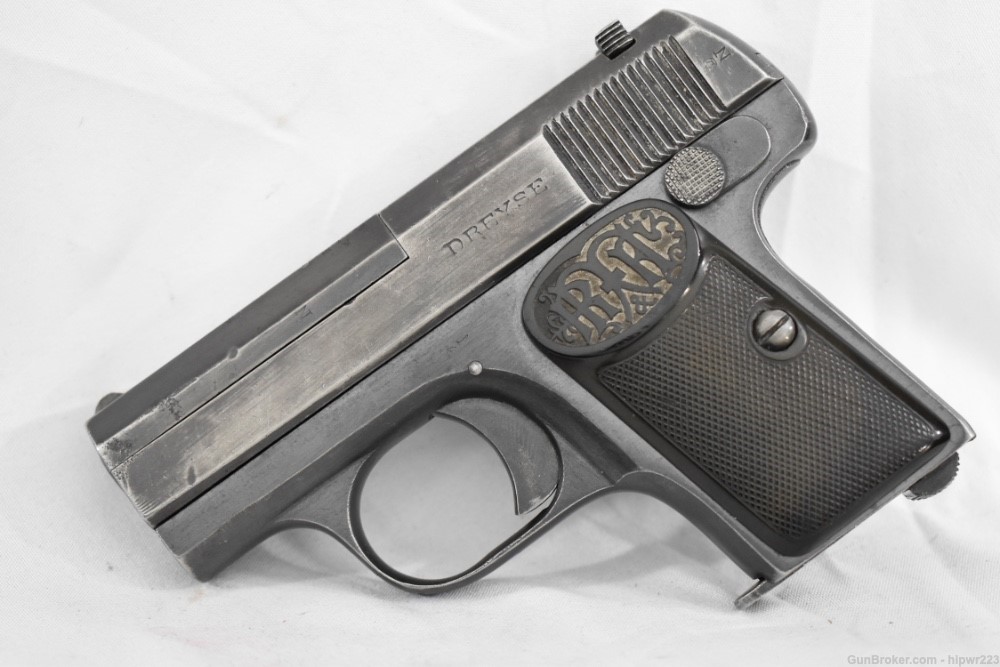 Dreyse Vest Pocket .25 ACP pre war German made pocket pistol C&R OK -img-0