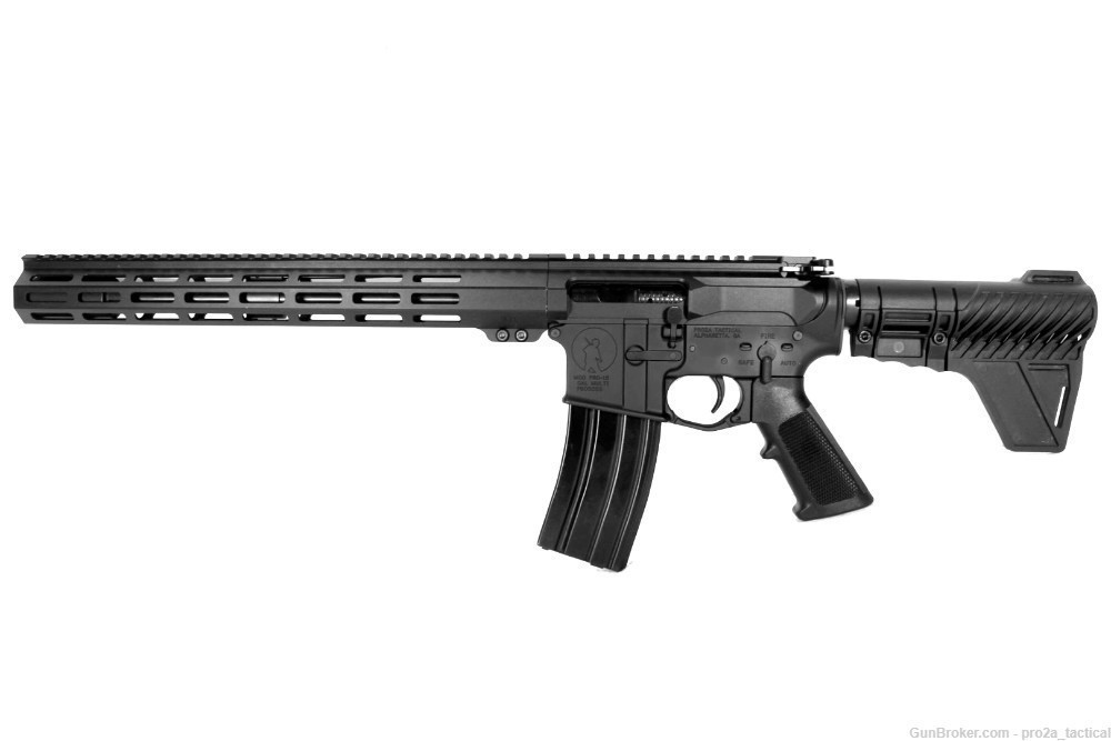 PRO2A TACTICAL PATRIOT LEFT HAND 12.5 inch AR-15 6.5 GRENDEL Pistol w/Can-img-0