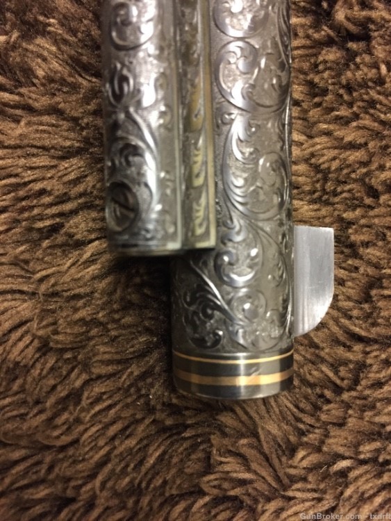 First Generation Colt SAA Engraved by A.A. White, Stag Grips, 38 Special -img-22