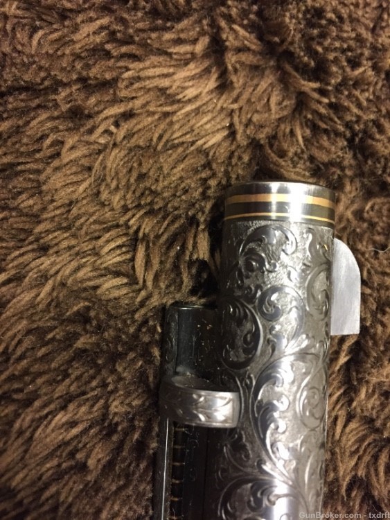 First Generation Colt SAA Engraved by A.A. White, Stag Grips, 38 Special -img-14