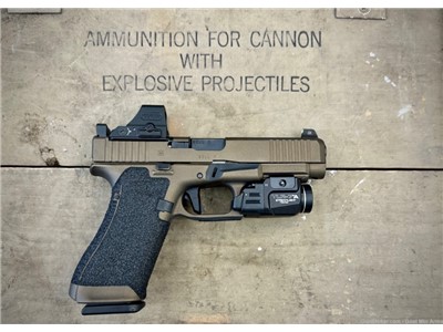 Custom Glock 47 G47 MOS Unfired 9mm 10Rd Rehv, Holosun, Streamlight, Timney