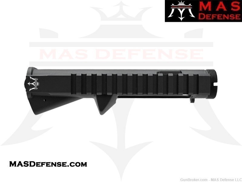 MAS DEFENSE STRIPPED AR-15 FORGED UPPER RECEIVER - BLACK MAS00101204-img-1