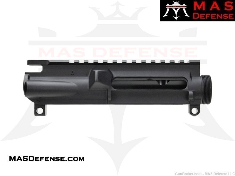 MAS DEFENSE STRIPPED AR-15 FORGED UPPER RECEIVER - BLACK MAS00101204-img-0