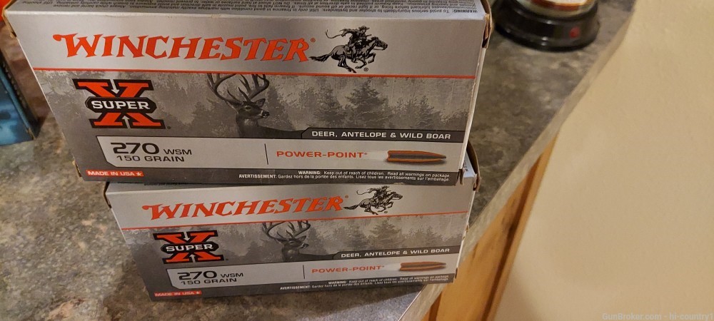 Winchester Power Point 270 wsm 150 grain -img-3