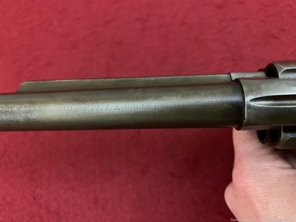 Excellent Colt Single Action Army Frontier Six Shooter 7.5" 44-40 win 1885 -img-90