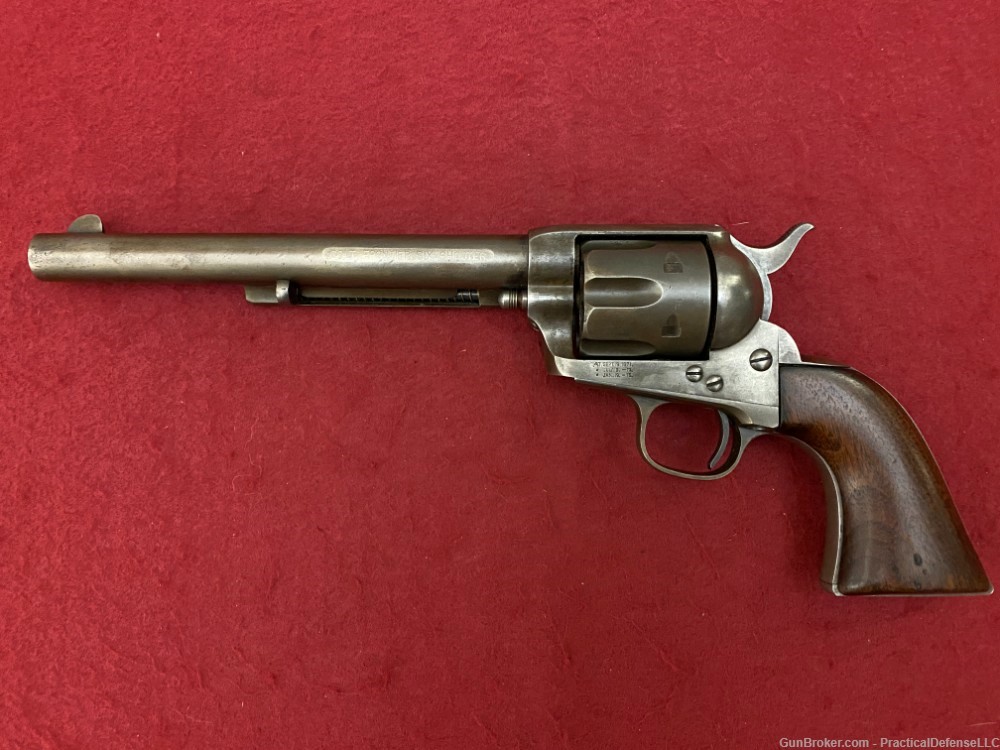 Excellent Colt Single Action Army Frontier Six Shooter 7.5" 44-40 win 1885 -img-2