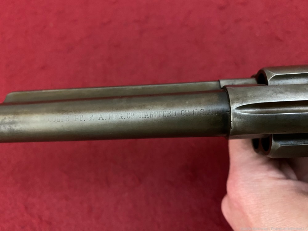 Excellent Colt Single Action Army Frontier Six Shooter 7.5" 44-40 win 1885 -img-89