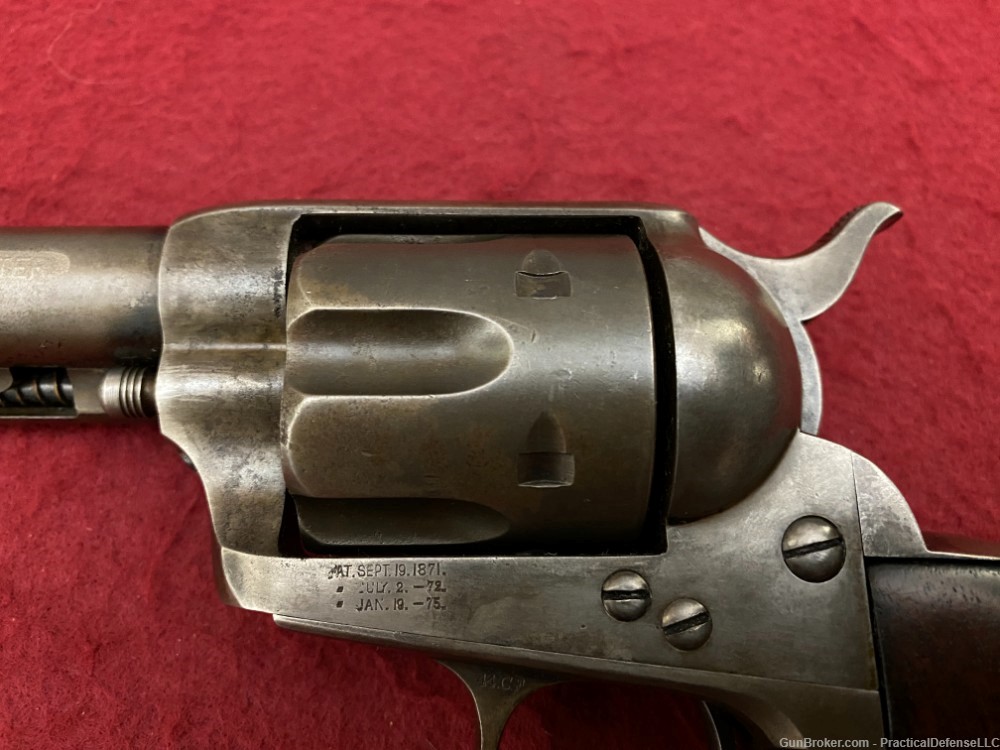 Excellent Colt Single Action Army Frontier Six Shooter 7.5" 44-40 win 1885 -img-38