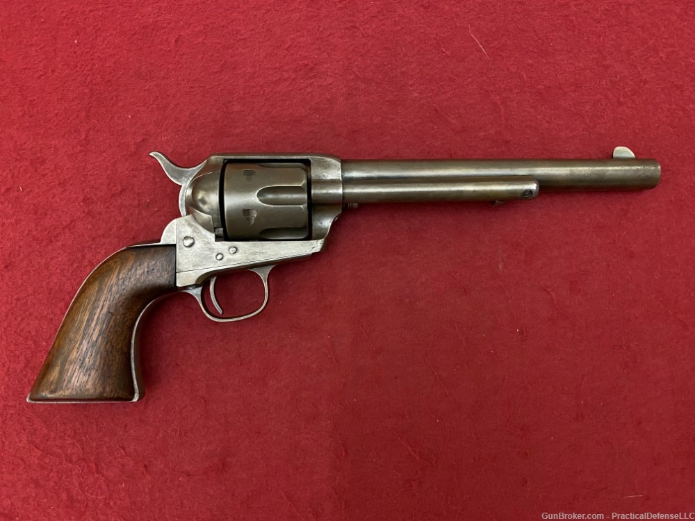 Excellent Colt Single Action Army Frontier Six Shooter 7.5" 44-40 win 1885 -img-1