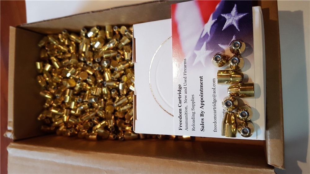 500 Montana Gold 9mm 124 grain JHP bullet heads-img-0
