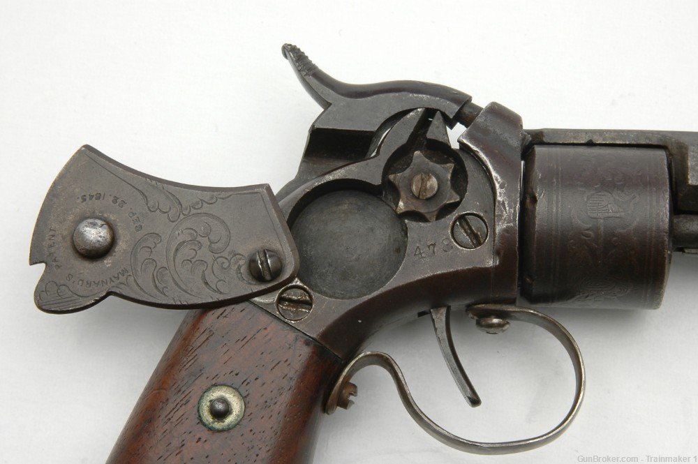 Rare! Massachusetts Arms Co. Maynard Tape Primed Pocket Revolver .28 Cal. -img-7