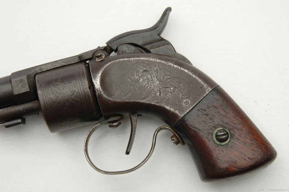 Rare! Massachusetts Arms Co. Maynard Tape Primed Pocket Revolver .28 Cal. -img-8